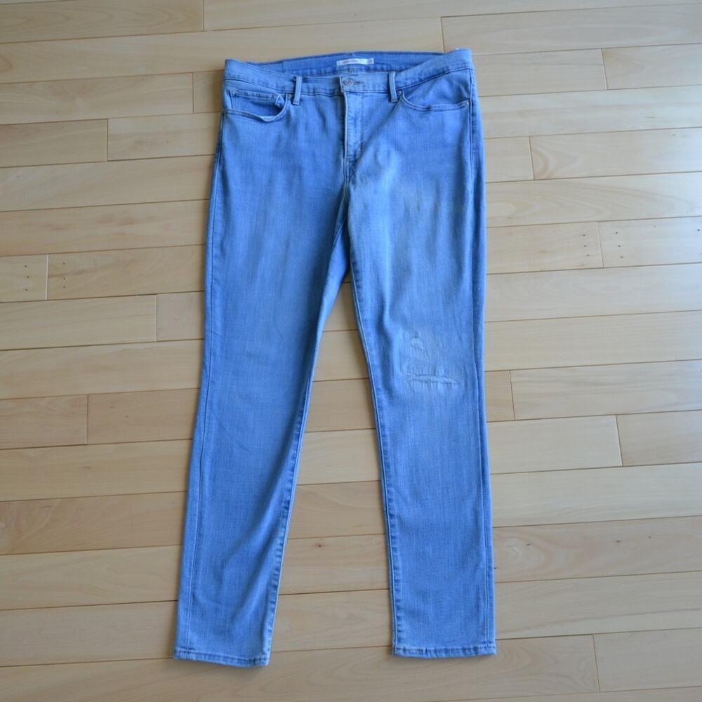 Levis 311 Shaping Skinny Denim Blue Jeans Size 33